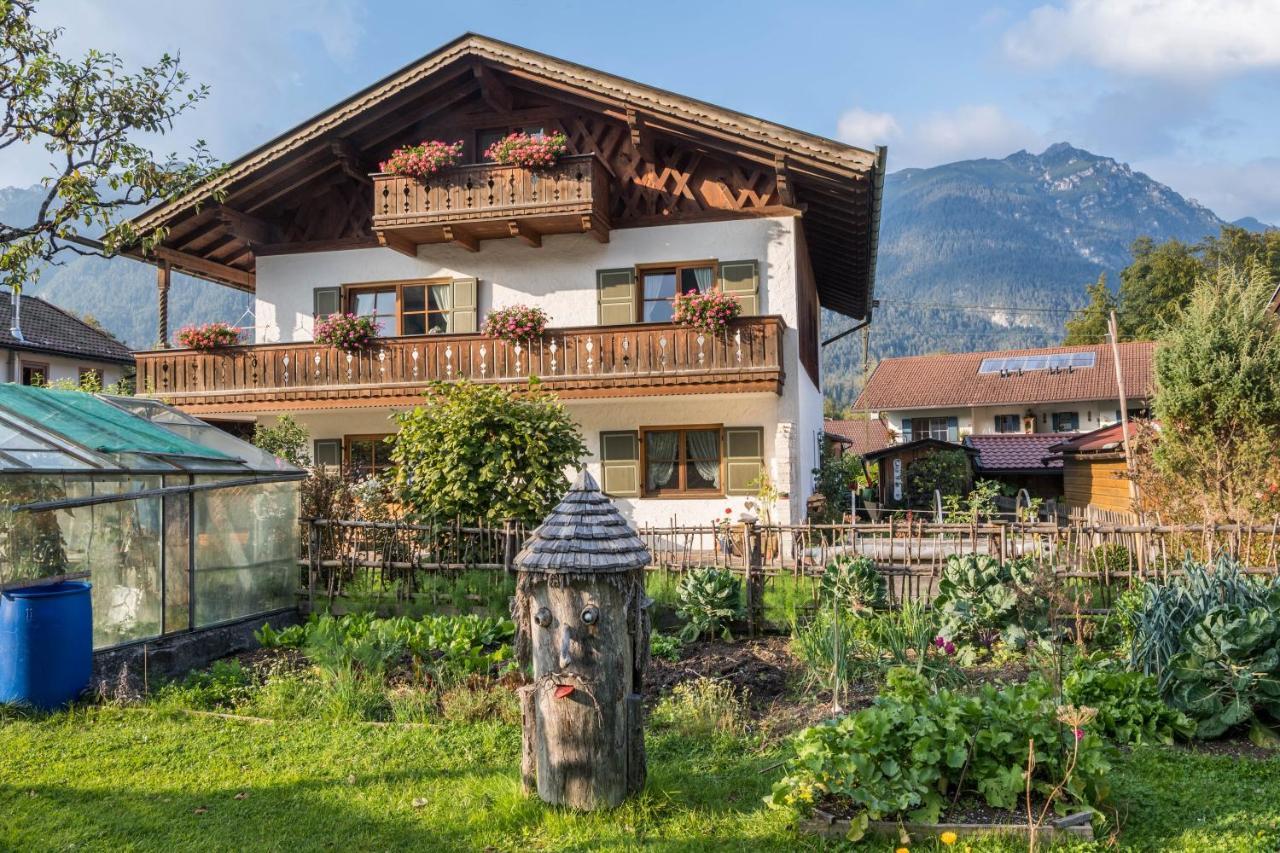 Ferienwohnung Gipfelblick Grainau Bagian luar foto