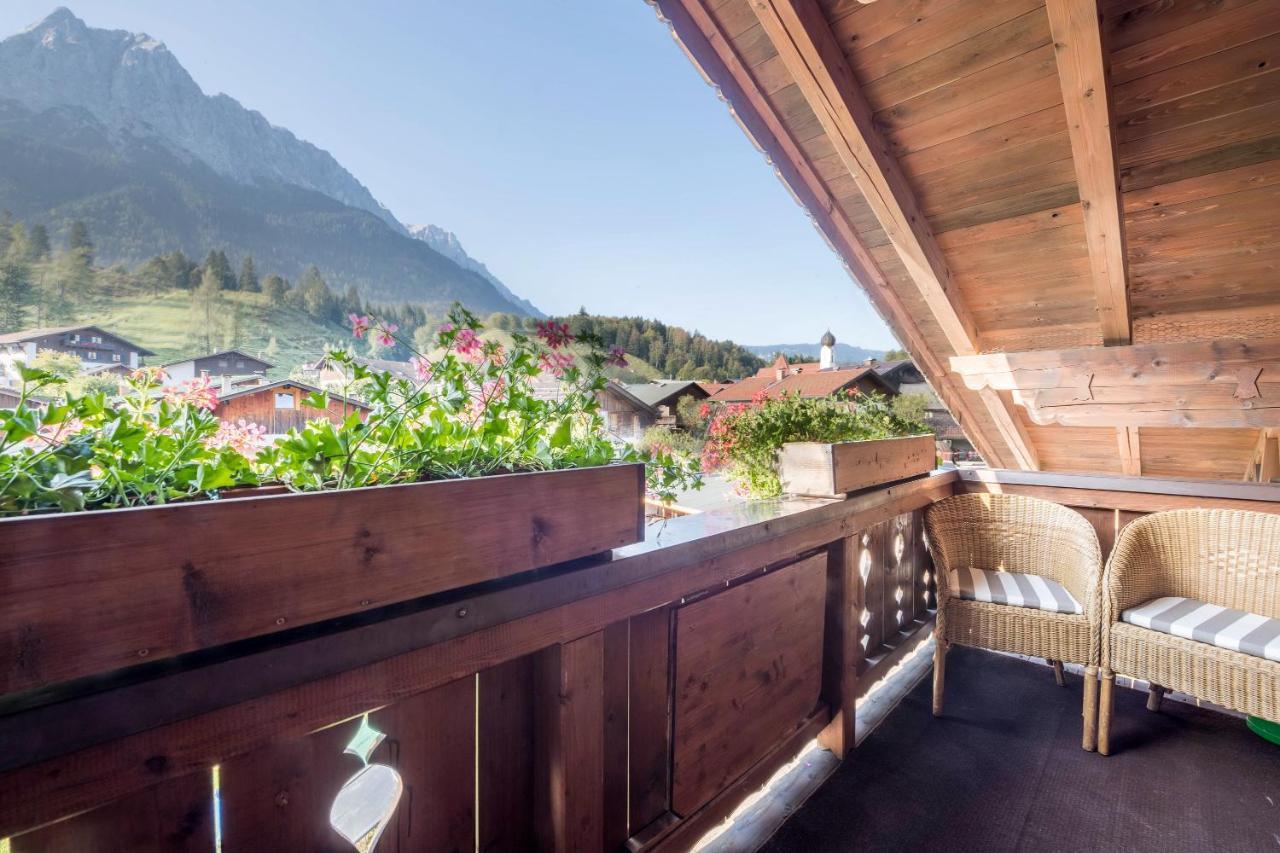 Ferienwohnung Gipfelblick Grainau Bagian luar foto
