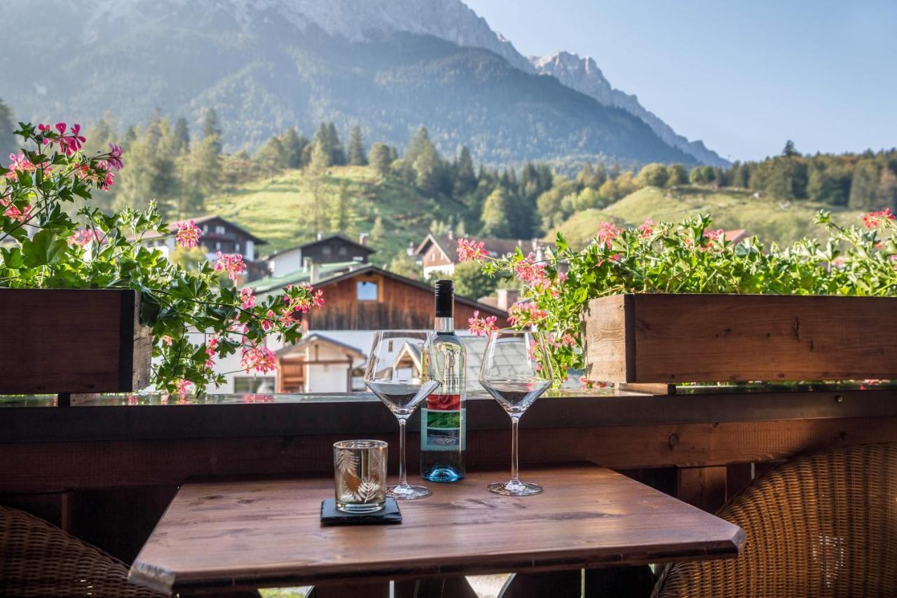 Ferienwohnung Gipfelblick Grainau Bagian luar foto